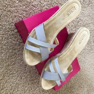 J. Crew Caribe Espadrille Size 11 Mineral Gray